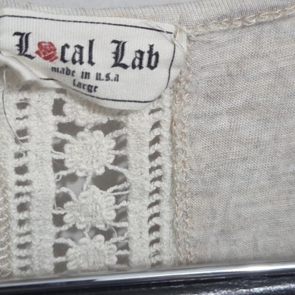 Elephant Tribal Mandala Boho WomenTank  Cream Color top Bohemian Indie style - Picture 3 of 3